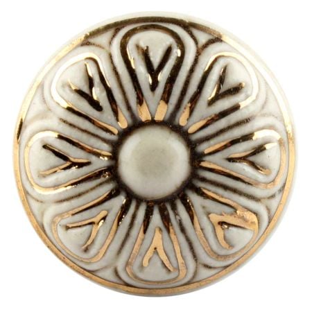 Golden Flower Ceramic Wine Stopper Online